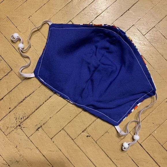 Multicolor Heart Print Handmade Mask Brand New - Picture 4 of 4